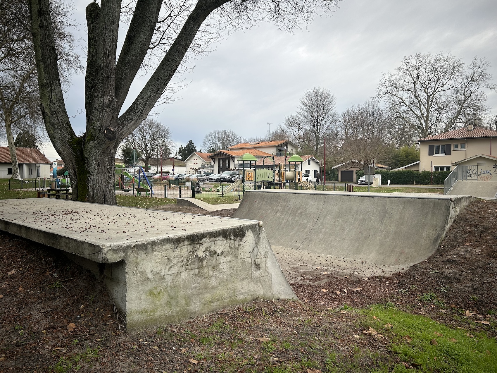 Parentis en Born skatepark